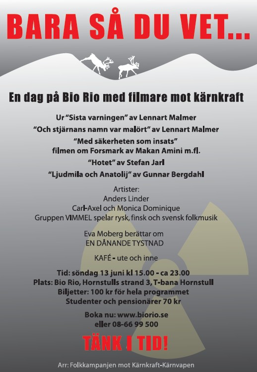 En dag p&aring; Bio Rio med filmare mot k&auml;rnkraft
