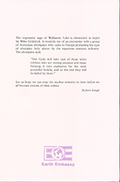 Voices from Wollaston Lake - Resistance Against Uranium Mining And Genocide In Northern Saskatchewan