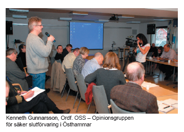 Kenneth Gunnarsson, Opinionsgruppen för säker slutförvaring, Oss