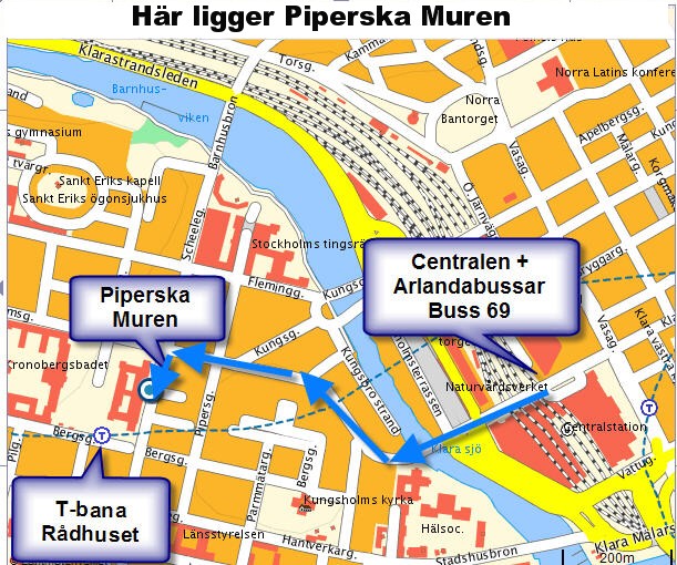 Karta till Piperka Muren